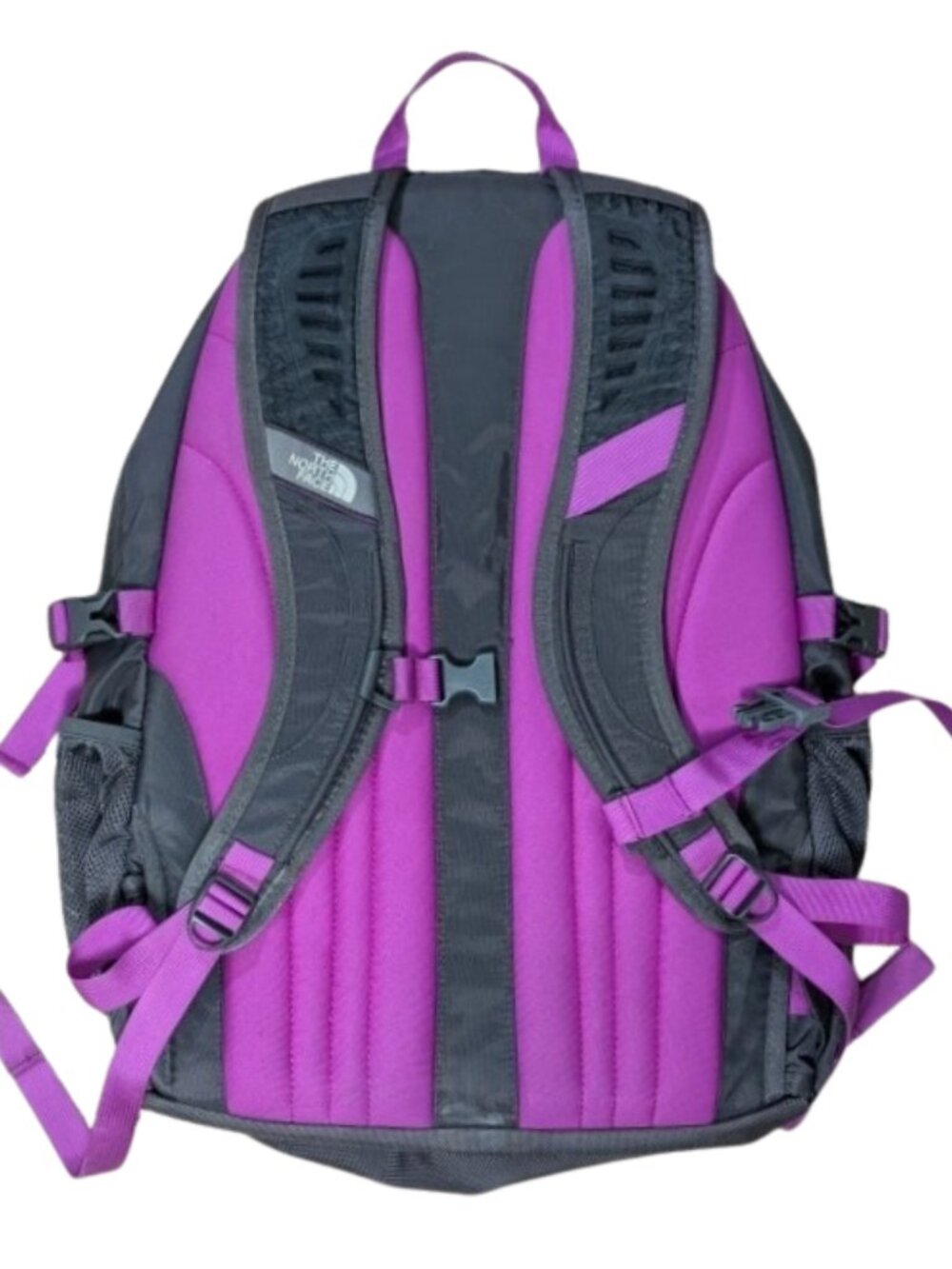 The North Face Womens Recon Backpack Grey Purple Laptop Sleeve Daypack 20" - Picture 4 of 13